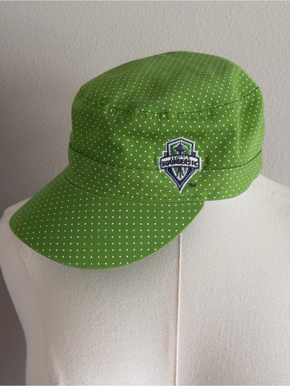 adidas Women’s MLS Seattle Sounders FC Green Polka Dot Adjustable Cap